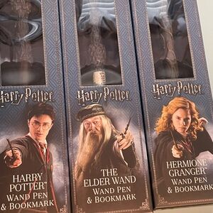 Harry Potter Wand Pen and Bookmark Collection